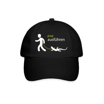 .exe ausführen ADMIN - Baseball Cap - black/black - Front