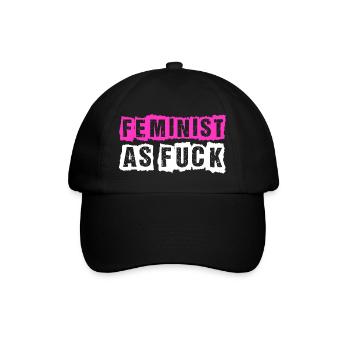 Feminist T-shirt cadeau idée d’anniversaire drôle - Casquette classique - noir/noir - Devant