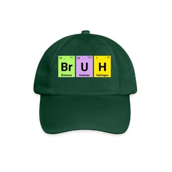 Bruh - Baseballkappe - Flaschengrün - Vorne