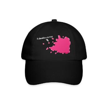 Flamingokotze - Baseballkappe - Schwarz/Schwarz - Vorne