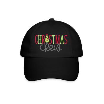 Christmas Crew - Baseball Cap - black/black - Front