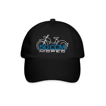 Moped SR2 50cc emblem - Baseball Cap - black/black - Front