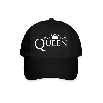 Couple design! King - Queen! - Baseball Cap - black/black - Front