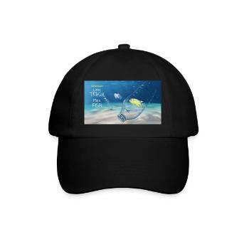 Gardez la mer propre - Casquette classique - noir/noir - Devant