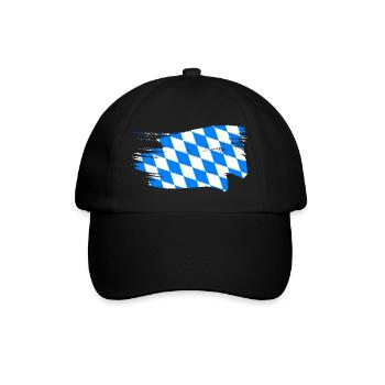Bayern Flagge Used Look Bayerische Fahne Vintage - Casquette classique - noir/noir - Devant