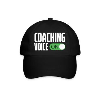 Coaching Voice On Coach Training - Baseball Cap - black/black - Front