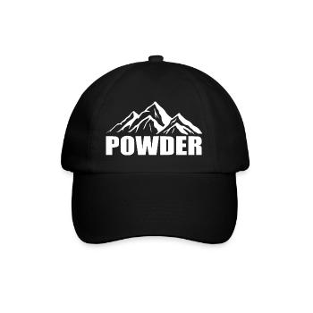 Snowboard Snowboarder - Baseballkappe - Schwarz/Schwarz - Vorne