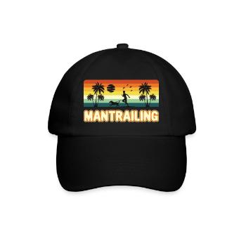 Mantrailer Mantrailing Tracking Dog Dog Sport - Baseball Cap - black/black - Front