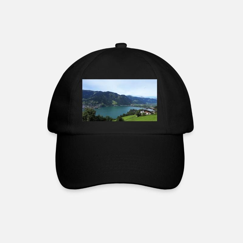 Zell am See - Baseballkappe - Schwarz/Schwarz