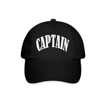 captain sailor captain anchor sea sea coast - Baseball Cap - black/black - Front
