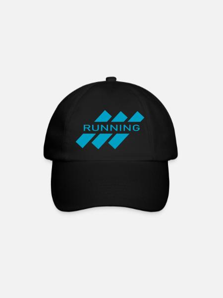 Marathon Running Run jogging - Casquette classique - noir/noir