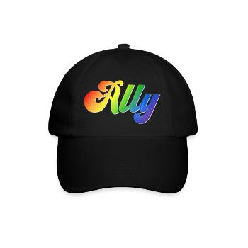 Soutien à la fierté LGBT d’Ally - Casquette classique - noir/noir - Devant