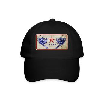 Bouclier du Texas - Casquette classique - noir/noir - Devant