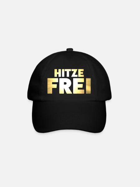Hitzefrei - Baseballkappe - Schwarz/Schwarz
