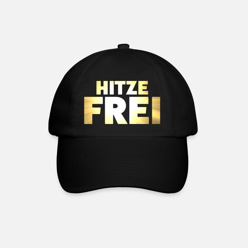 Hitzefrei - Baseballkappe - Schwarz/Schwarz