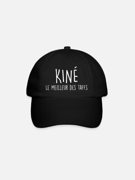 kiné le meilleur taffs / humour Kinésithérapeute - Casquette classique - noir/noir