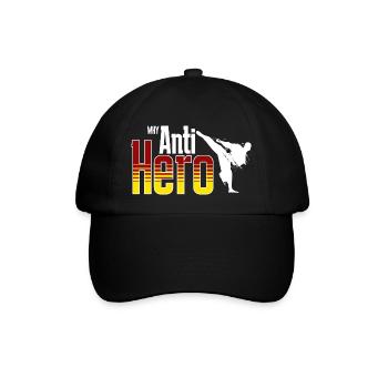 Why Anti Hero - Baseball Cap - black/black - Front