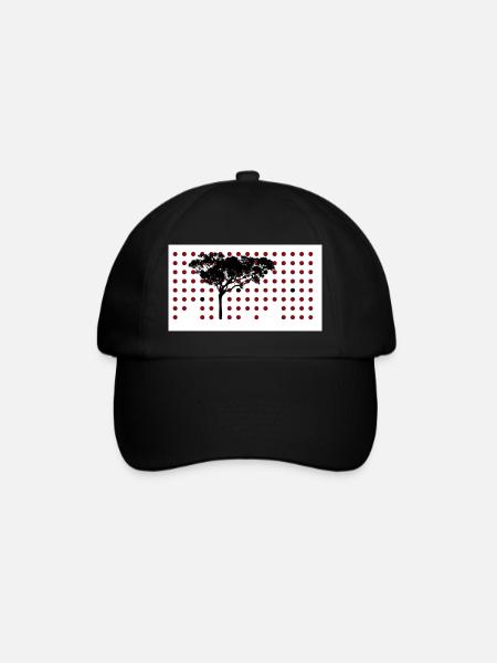TreeShirt - Baseballkappe - Schwarz/Schwarz