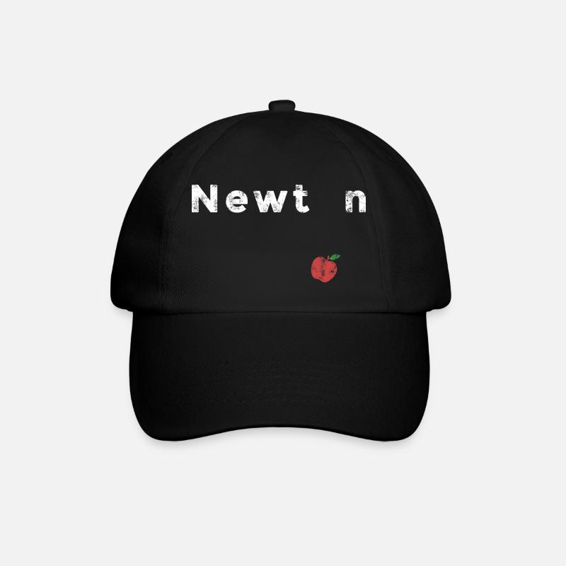 Isaac Newton - Baseballkappe - Schwarz/Schwarz