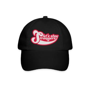 Citation Restons Strangers - Casquette classique - noir/noir - Devant