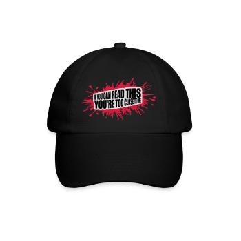 trop près de moi - Casquette classique - noir/noir - Devant