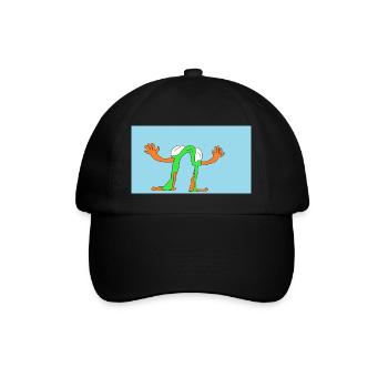 Grenouille gymnaste - Casquette classique - noir/noir - Devant