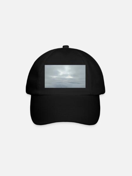 In den Wolken - Baseballkappe - Schwarz/Schwarz