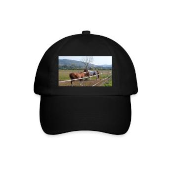 Chevaux - Casquette classique - noir/noir - Devant