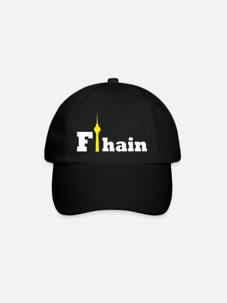 F-Hain East Berlin - Baseball Cap - black/black
