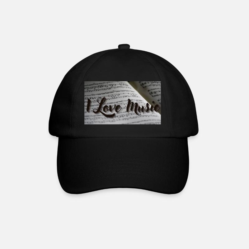 J’aime la musique 2 - Casquette classique - noir/noir