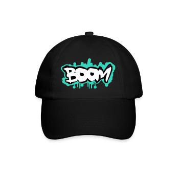 Boom Grafitti Style - Baseball Cap - black/black - Front