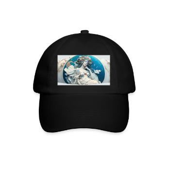 Terra World - Baseballkappe - Schwarz/Schwarz - Vorne