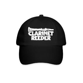Mouthpiece clarinet - Baseball Cap - black/black - Front