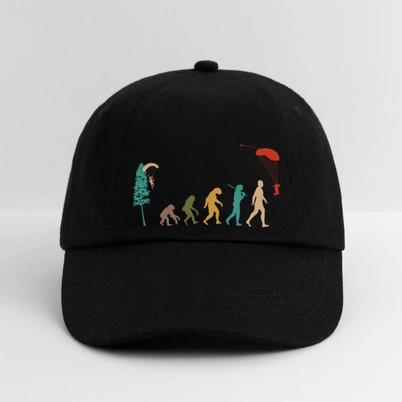 Skydive Evolution: Fallschirmspringer Design Baseballkappe