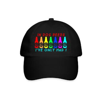 Canine Quencher - Baseball Cap - black/black - Front