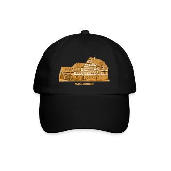 Abbaye de Maulbronn Monastère à colombages Bade-Wurtemberg - Casquette classique - noir/noir - Devant