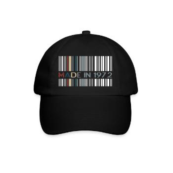 Code à barres 1972 - Casquette classique - noir/noir - Devant
