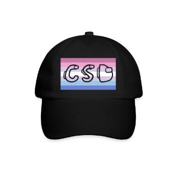 Fierté bigenre CSD - Casquette classique - noir/noir - Devant
