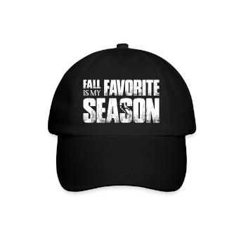 Fall Is My Favorite Season Skydiving Skydiver - Baseball Cap - black/black - Front