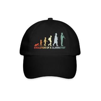 Clarinet Evolution - Baseball Cap - black/black - Front