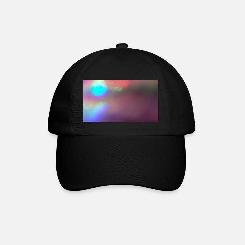 Boule spatiale au néon - Casquette classique - noir/noir