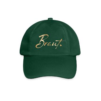 Team Braut! - Baseballkappe - Flaschengrün - Vorne
