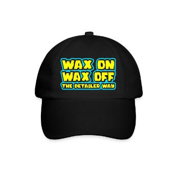 Cire sur la cire de l’amateur de voitures de façon detailer - Casquette classique - noir/noir - Devant