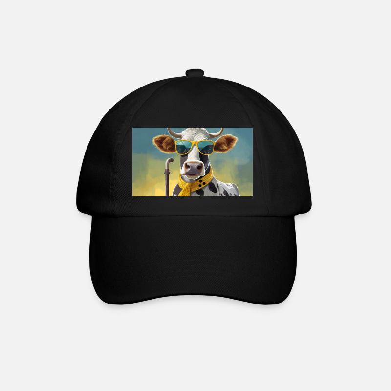 Jeu de mots : expression ambiguë – Blinde Kuh (vache aveugle) - Casquette classique - noir/noir