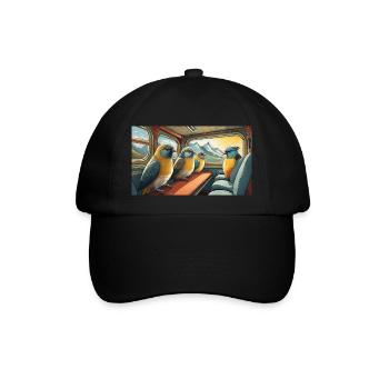 Jeu de mots expression ambiguë Oiseaux migrateurs de Zugvögel - Casquette classique - noir/noir - Devant