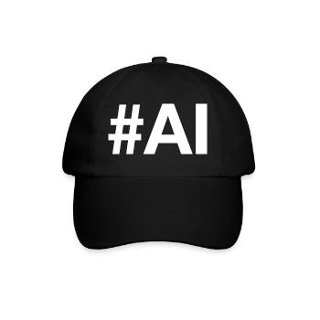 IA Intelligence artificielle künstliche Intelligenz - Casquette classique - noir/noir - Devant