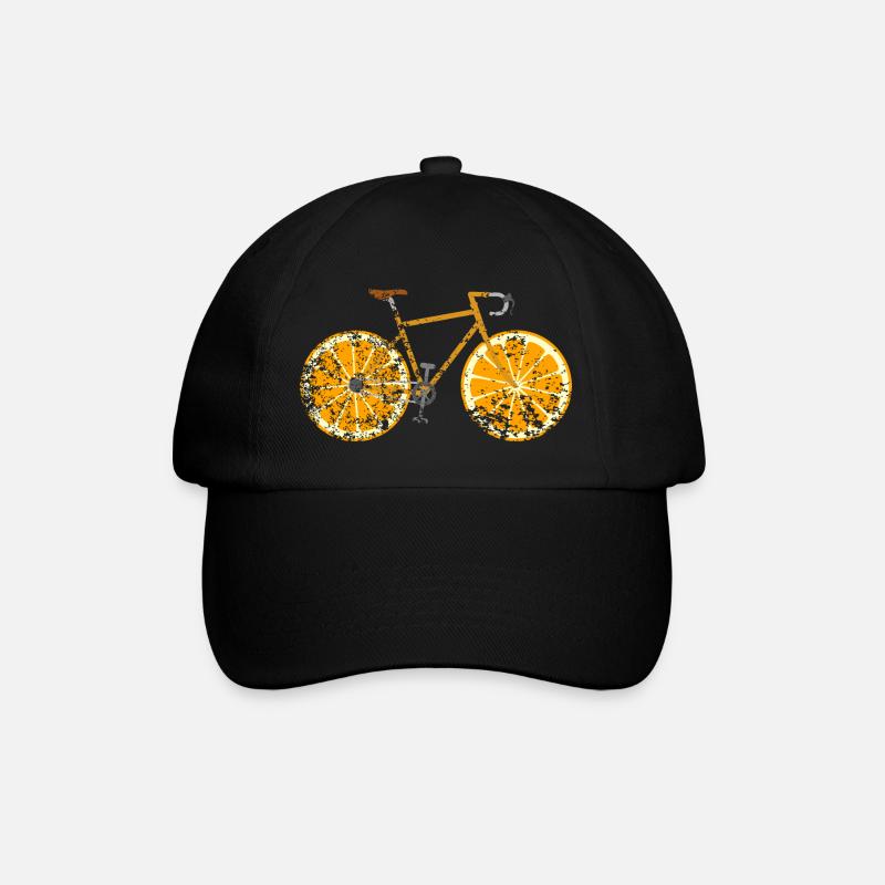 Vélo de route Vélo Fruit Fruit Vintage Rétro Grunge - Casquette classique - noir/noir