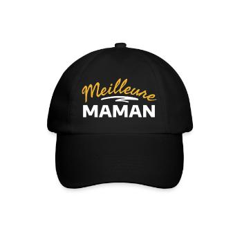 Vividly Colored Maternal Expression Design - Baseball Cap - black/black - Front
