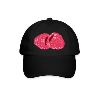 Raspberries - Baseball Cap - black/black - Front