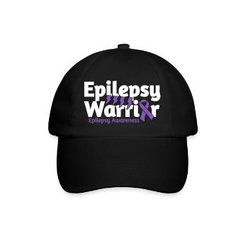 Epilepsy Warrior - Baseball Cap - black/black - Front